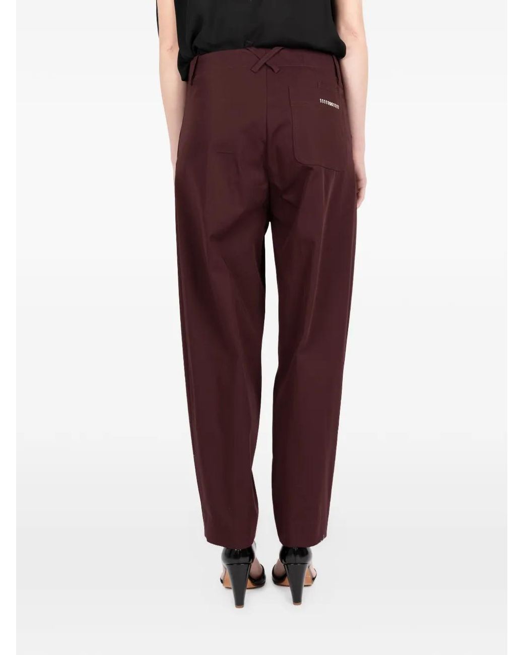 Societe Anonyme Purple Jap Boy Pleated Trousers