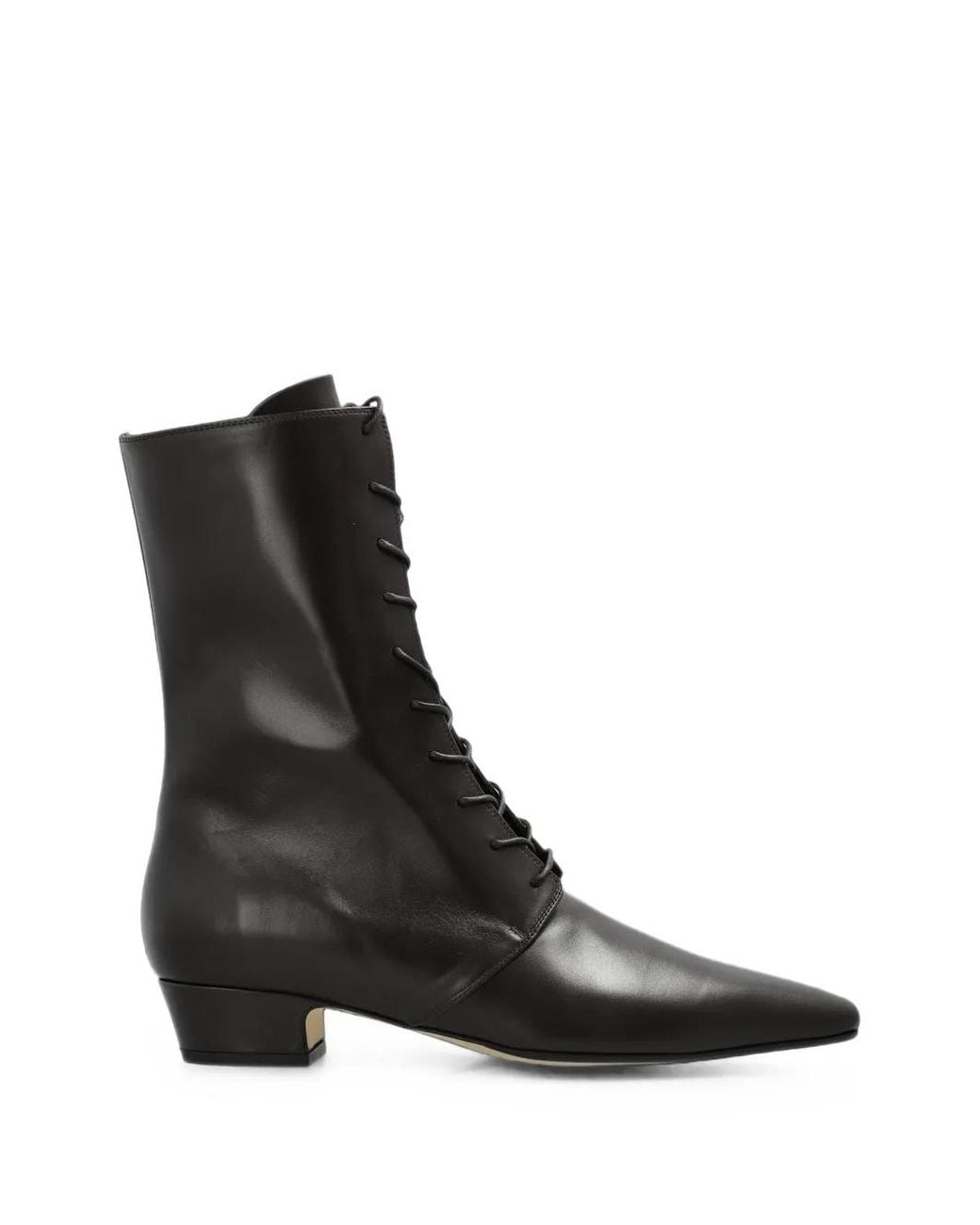 Aeyde Black 'Elva' Heeled Ankle Boots