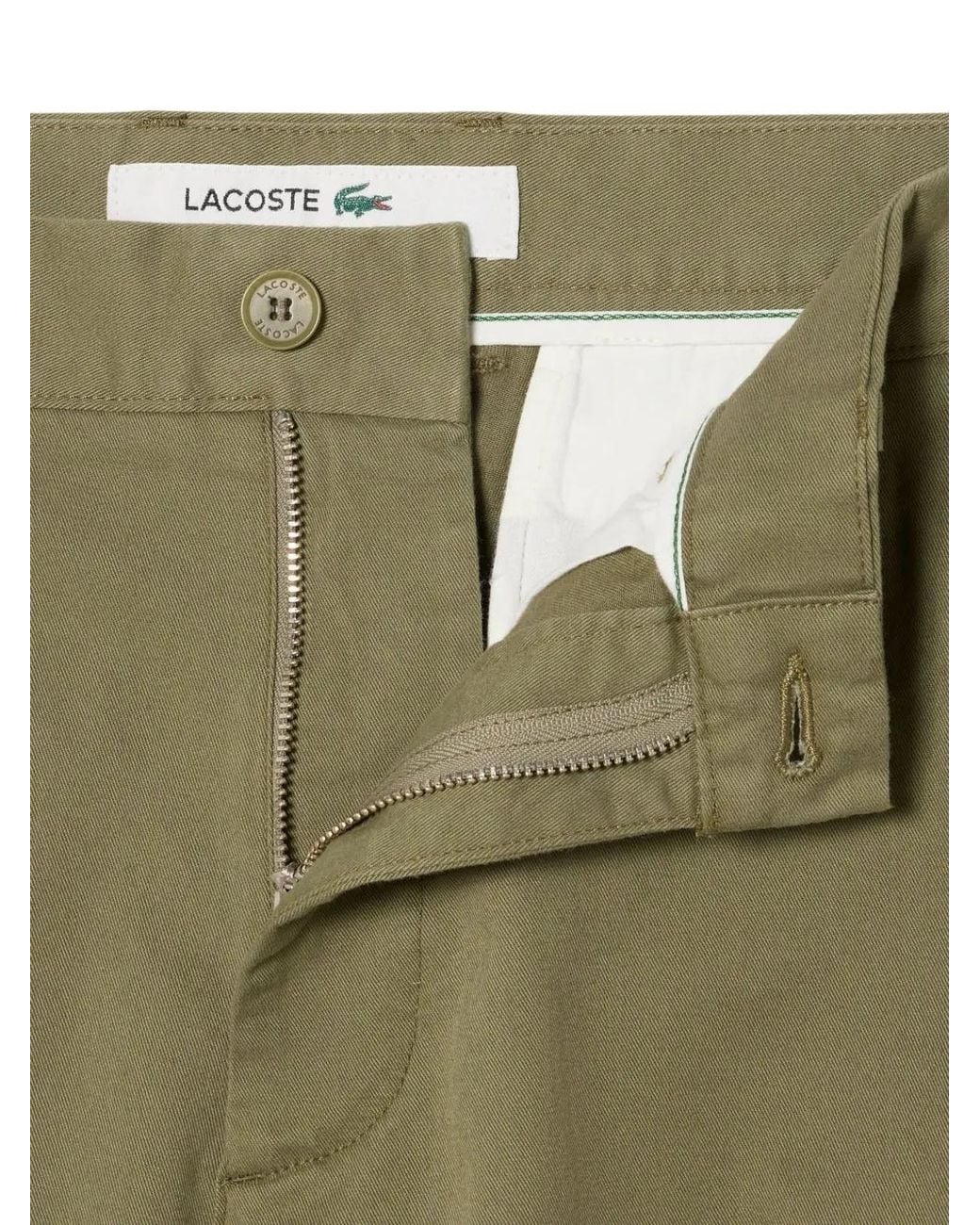 Lacoste Geknöpfte Hose in Green für Herren