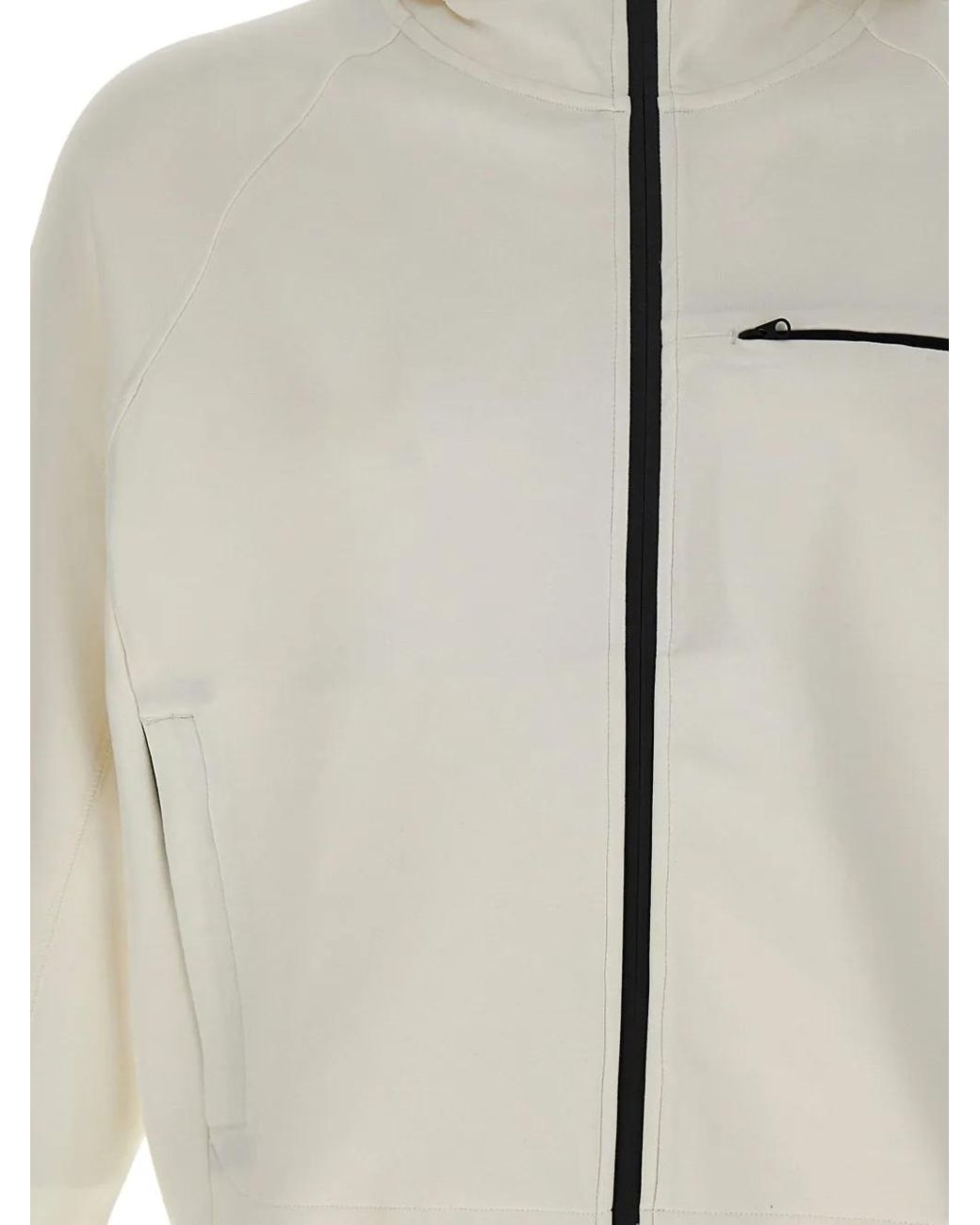 Blauer White Shaw Zip-Up Hoodie for men