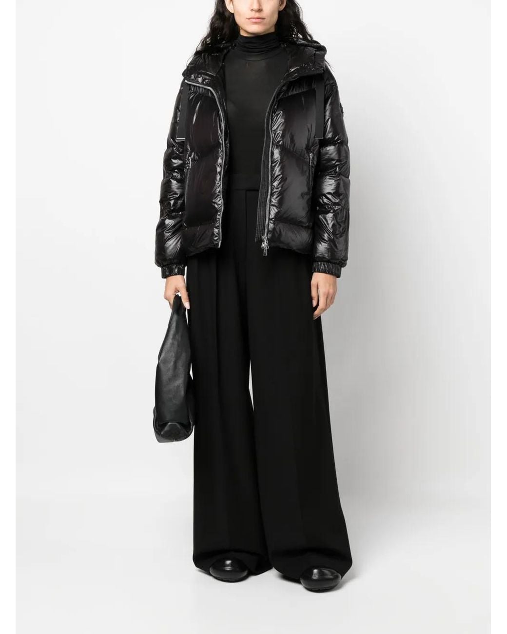 Woolrich Black Nylon Down Jacket