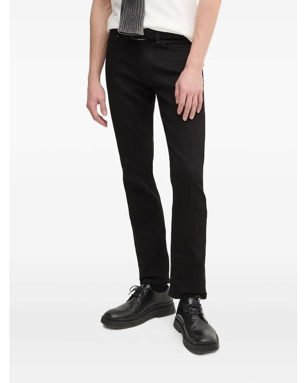 Levi's Black 541 Logo-Patch Jeans for men