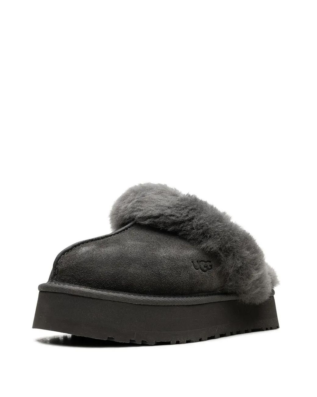 Chaussons Disquette À Plateforme Ugg en coloris Black