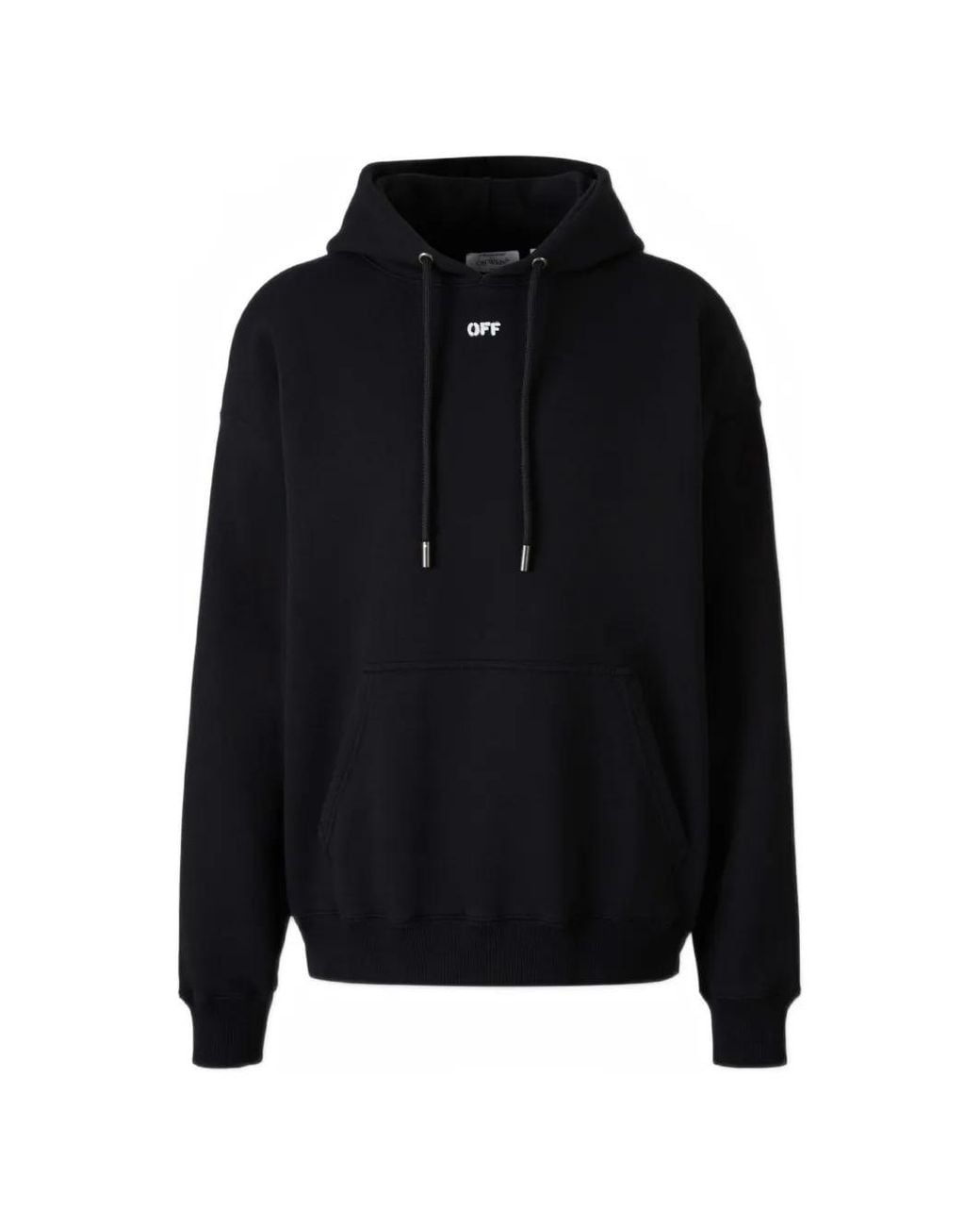 Off-White c/o Virgil Abloh Black Graphic Hoodie for men