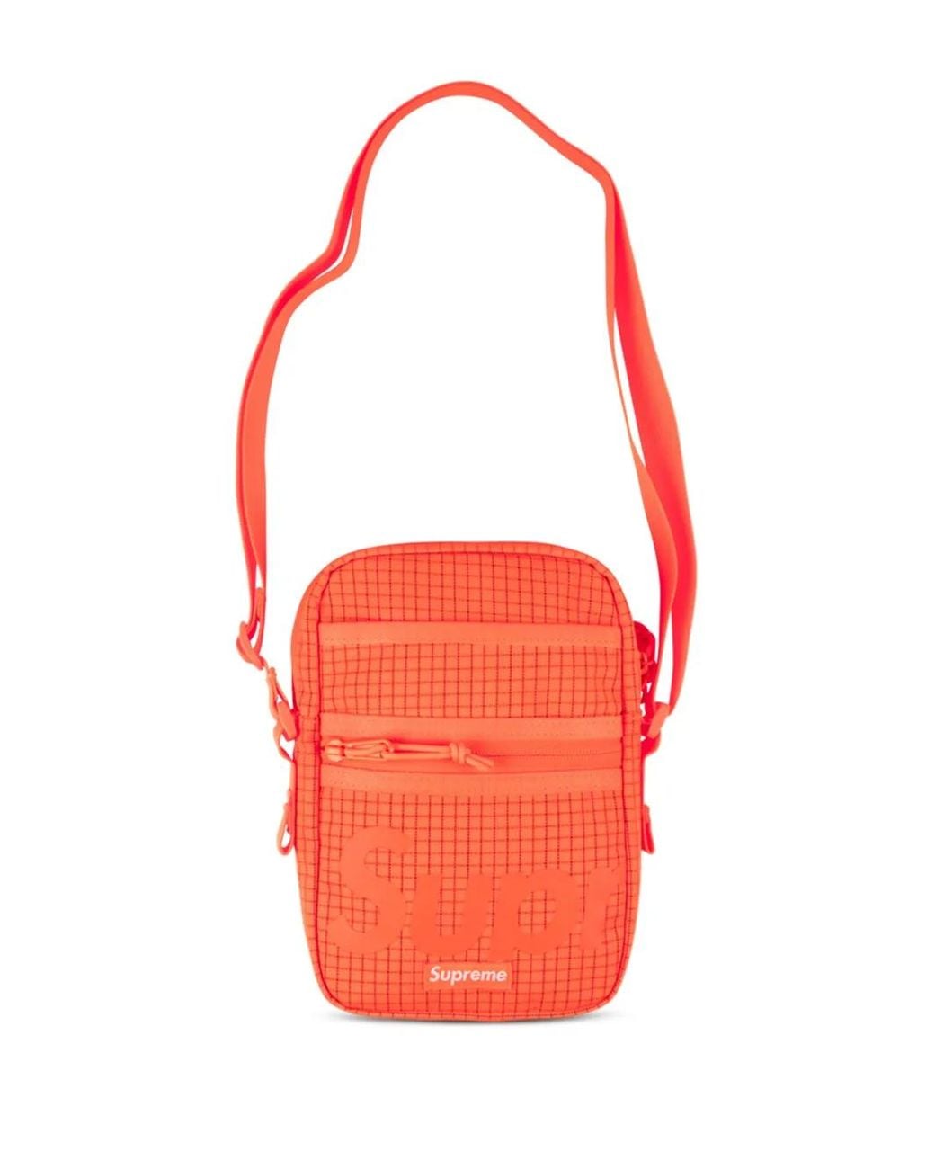 Supreme Red Sac Porté Épaule À Logo Imprimé