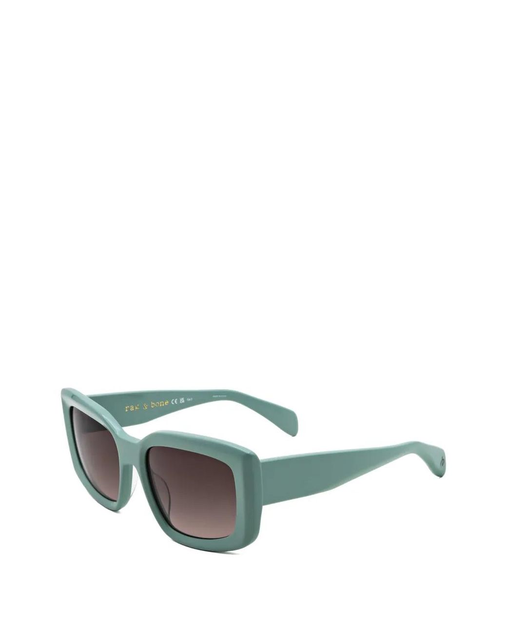 Rag & Bone Green Square-Frame Sunglasses