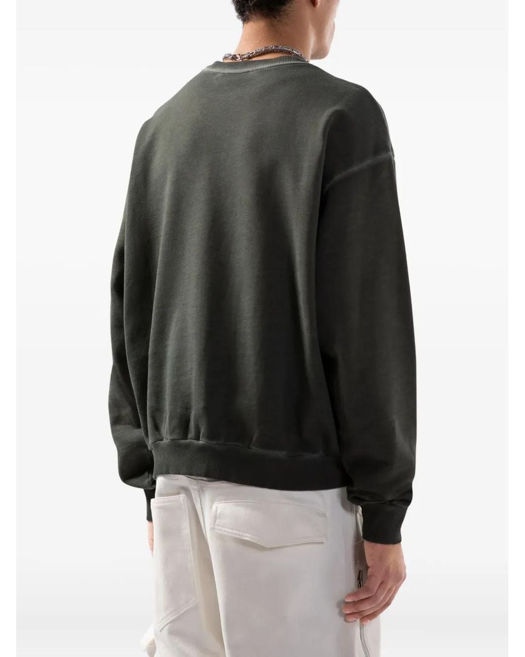 Gcds Sweater Met Logopatch in het Black voor heren