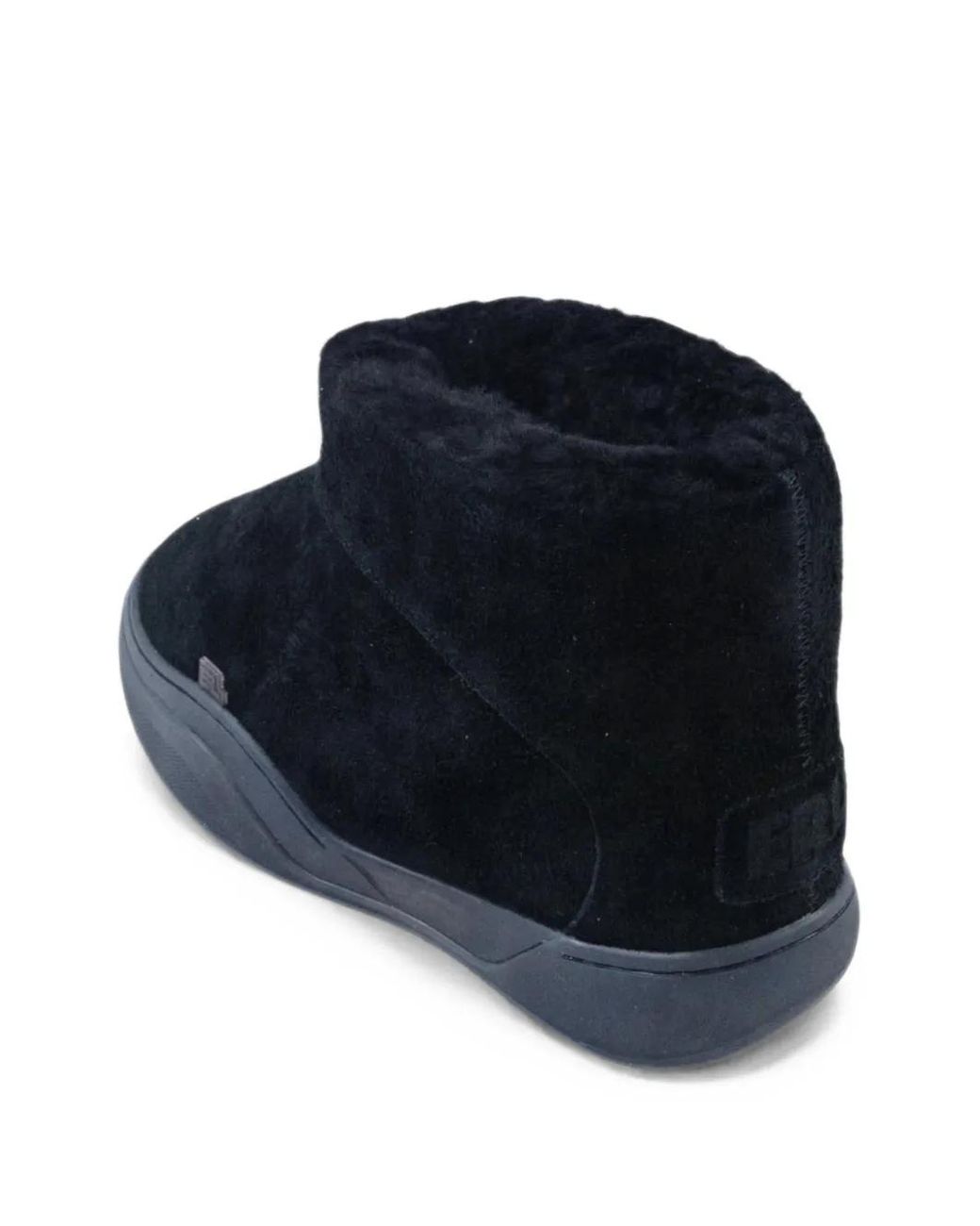 ERL Blue Vamp Shearling-Lined Boots