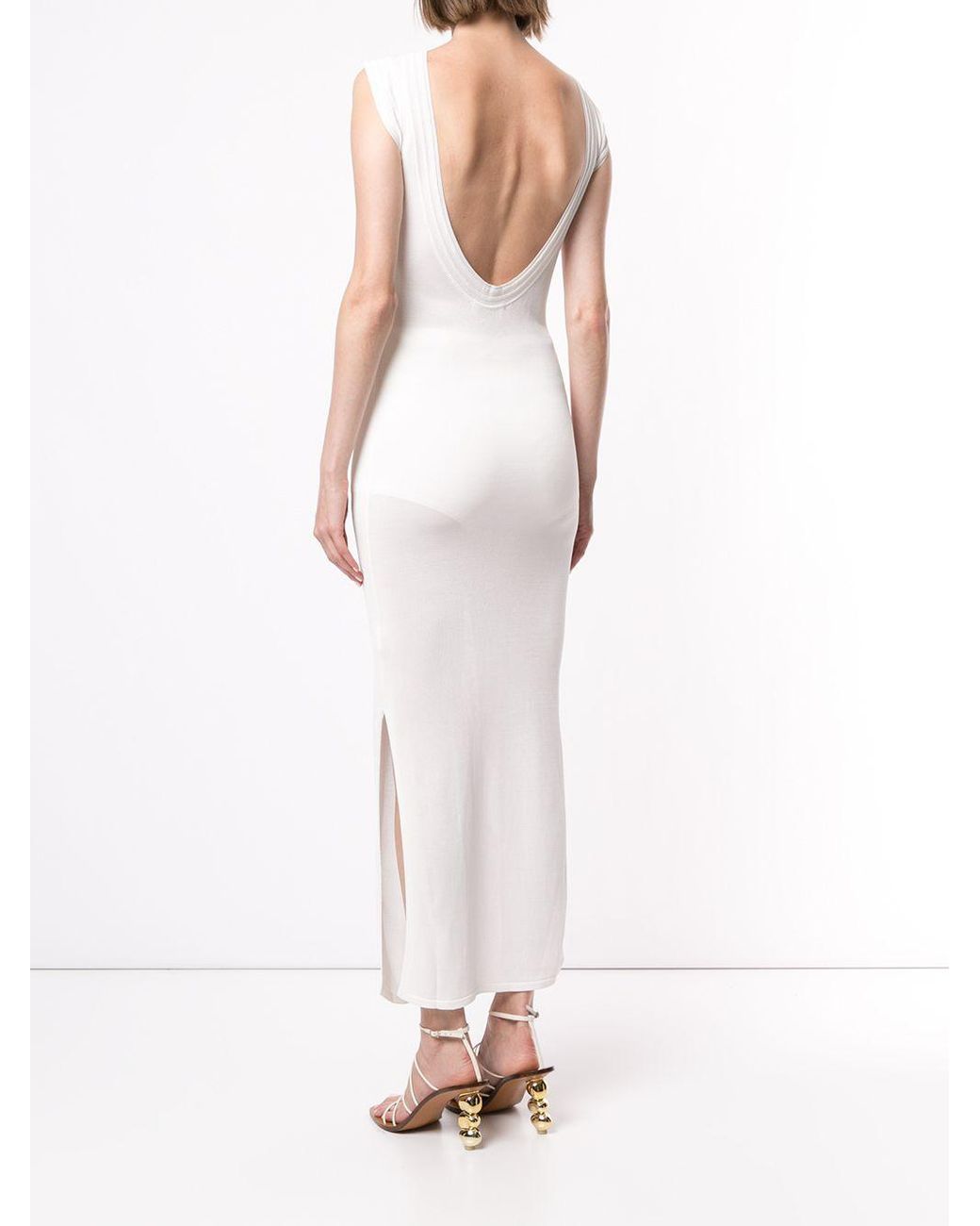 Sir. The Label Suvi Low-back Dress in White | Lyst Australia
