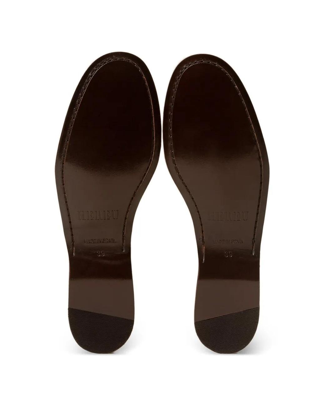 Hereu Brown Sastre Supple Shiny Leather Loafers