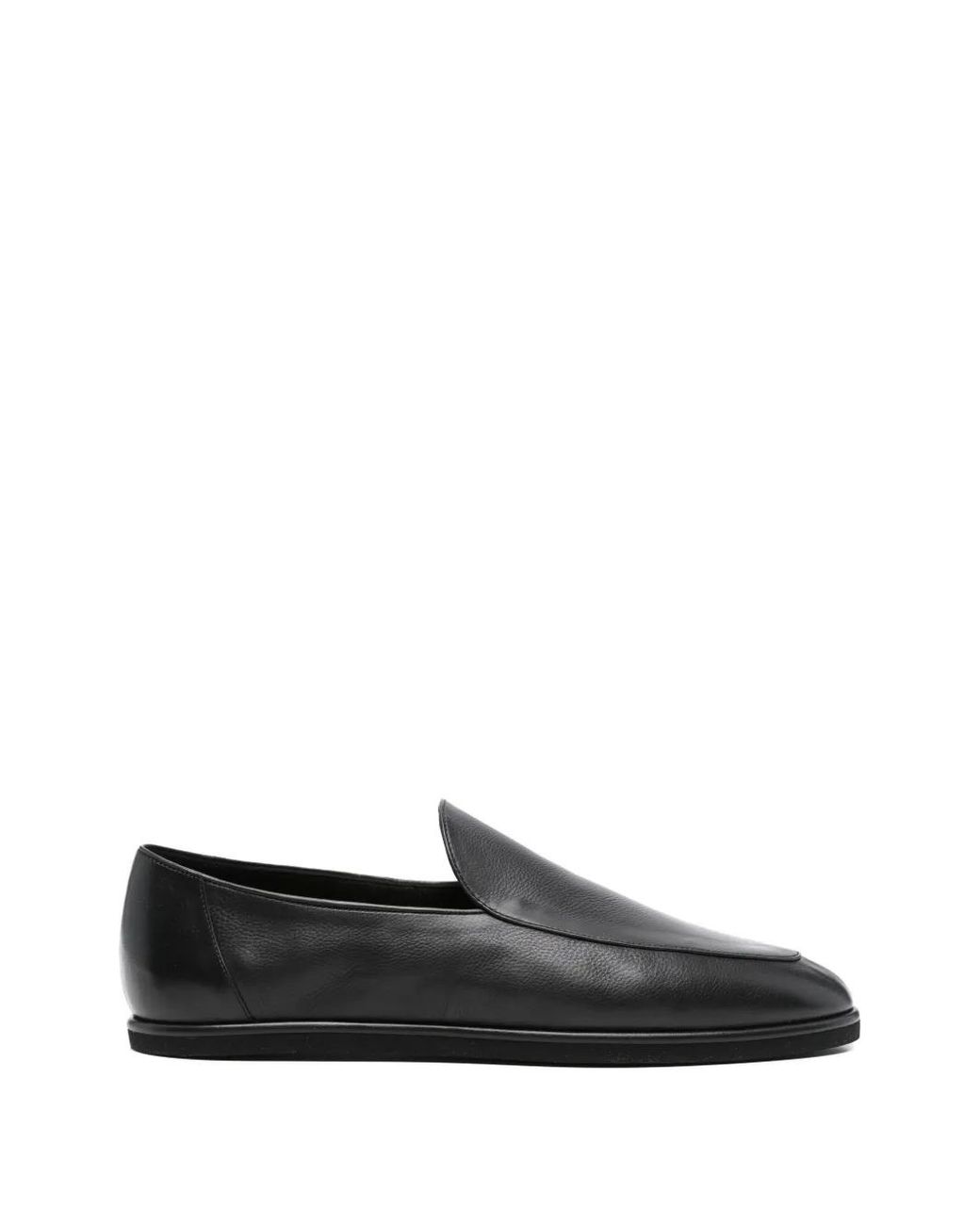 AURALEE Leather Loafers in Black for Men | Lyst