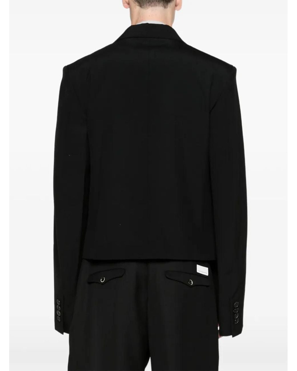 J.W. Anderson Black Wide-Sleeve Blazer for men