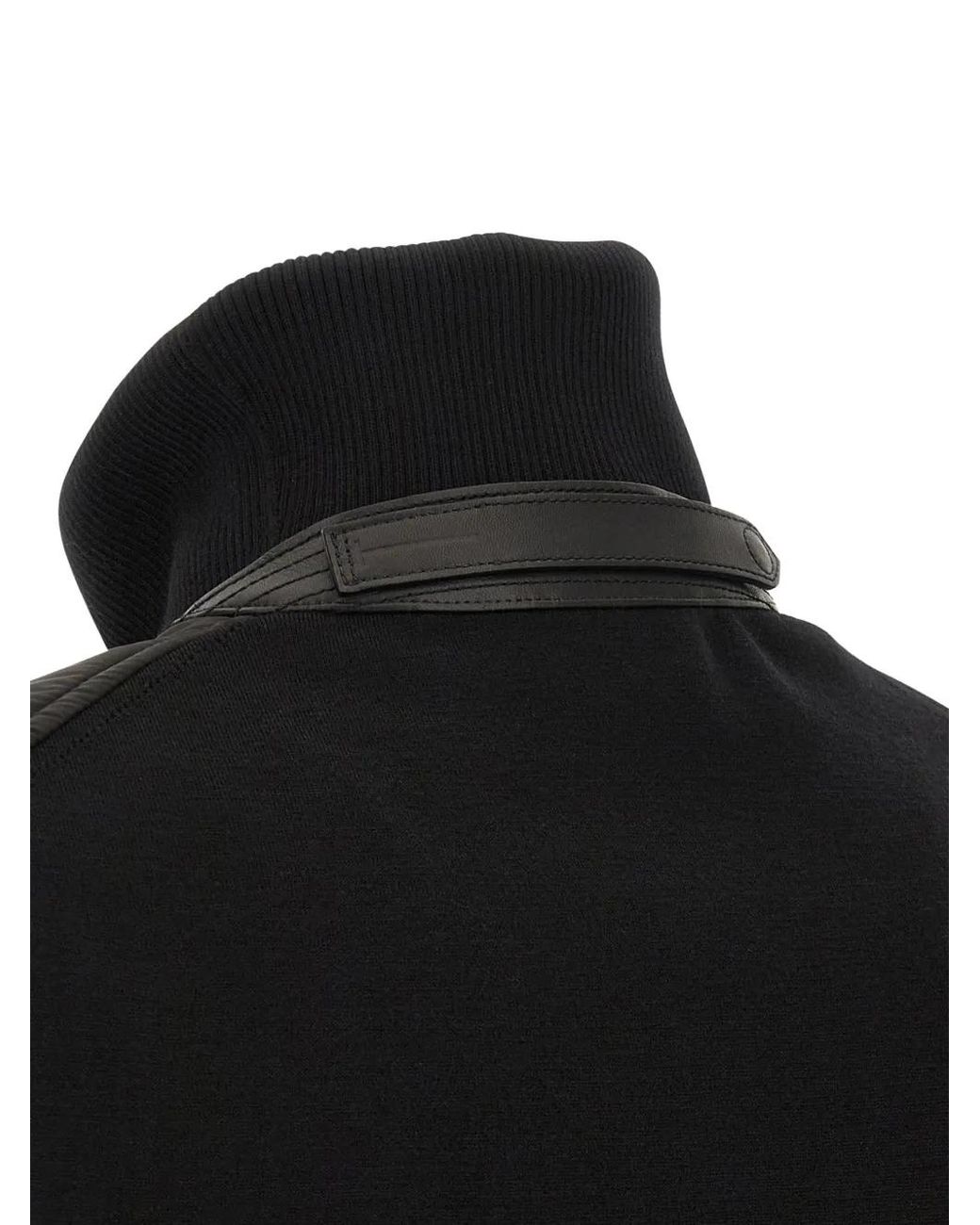 Tom Ford Black Merino Wool Bomber Jacket for men