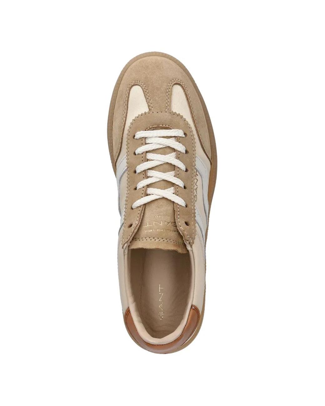 Gant Natural Suede Panel Sneakers