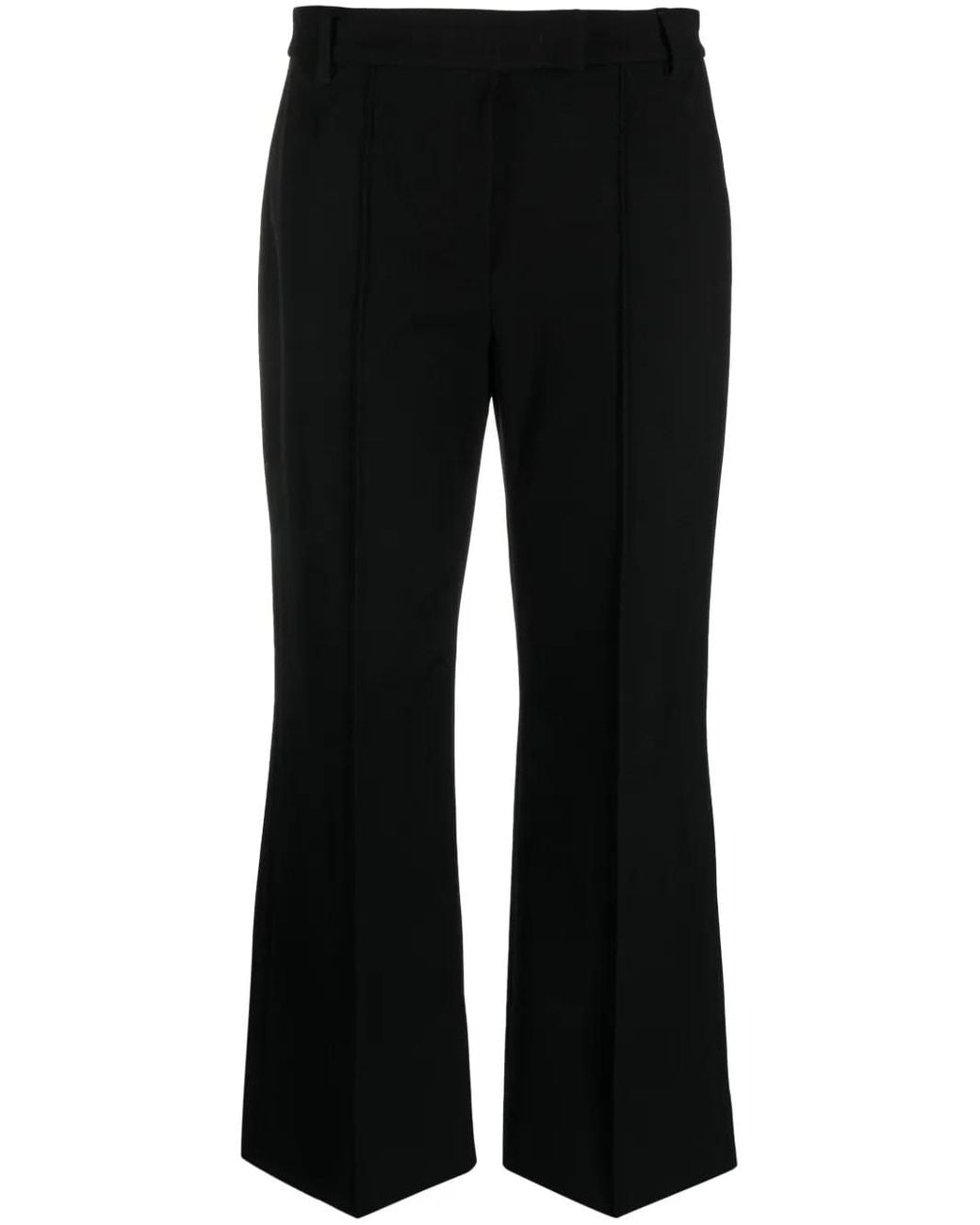 Max Mara Cropped Broek in het Black