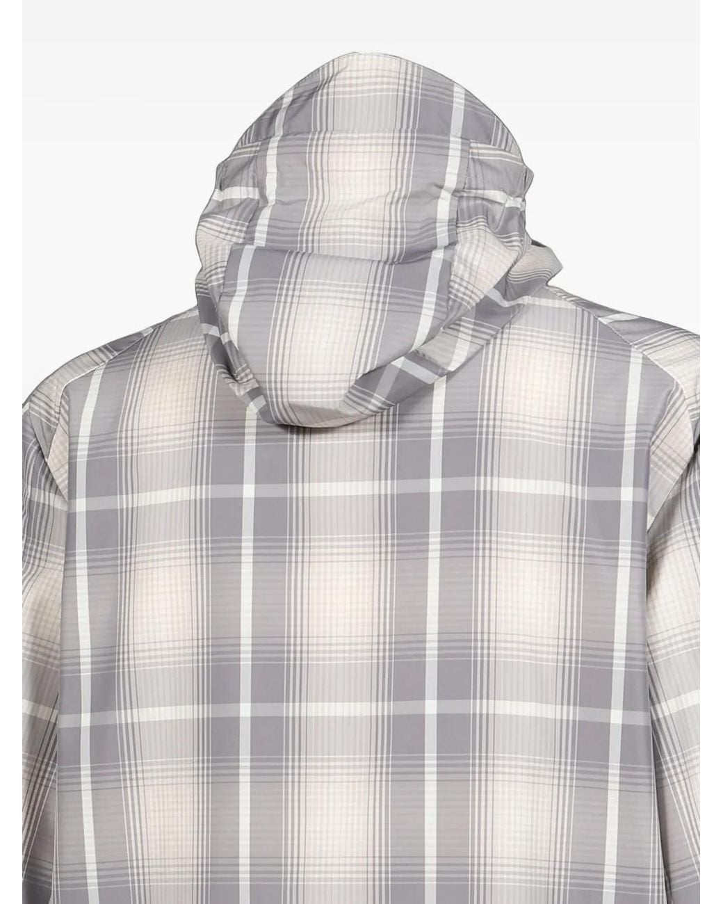 Moncler White X Fragment Jitsuyō Hooded Windbreaker Jacket for men