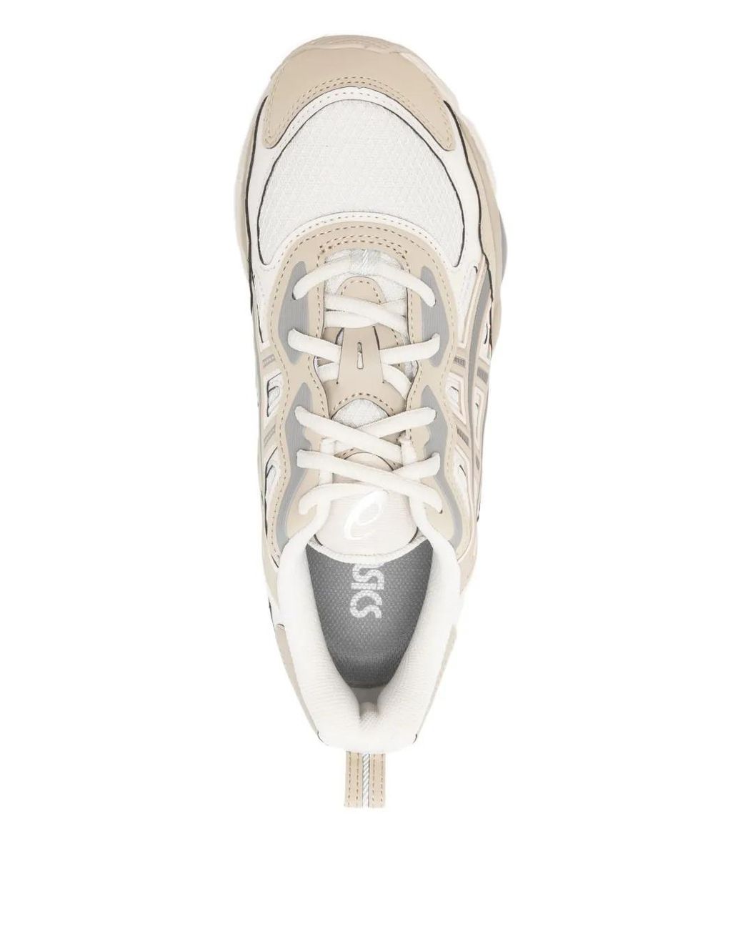 Asics White Panelled-Design Sneakers