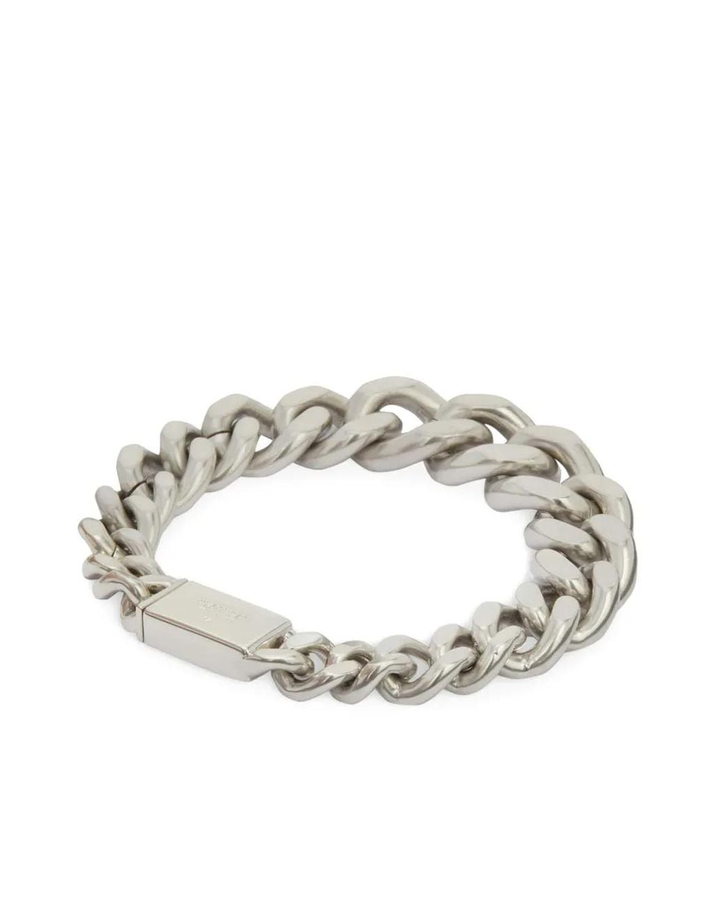 Jil Sander Metallic Chain Bracelet for men