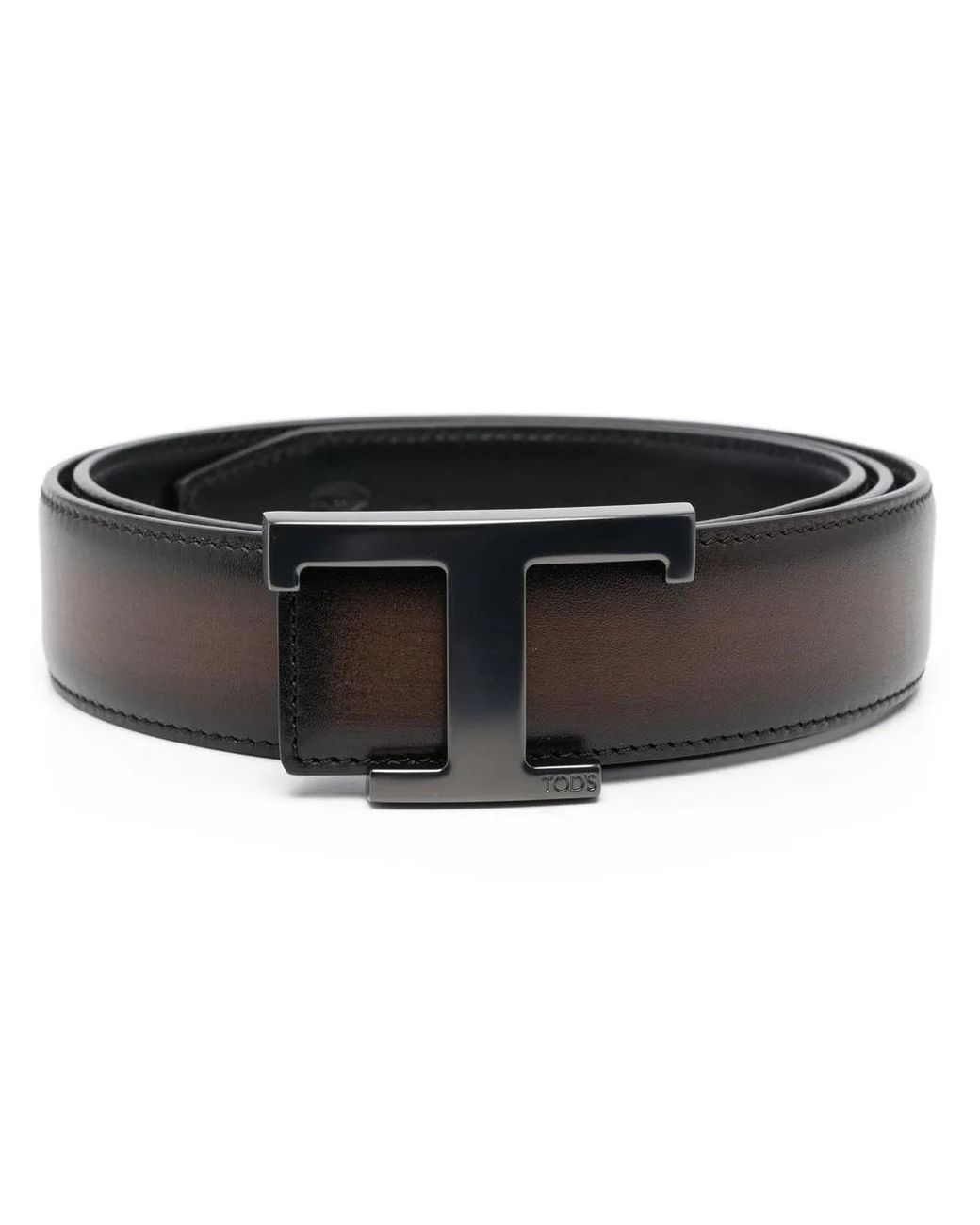 Tod's Black Premium Leather Belt For for men