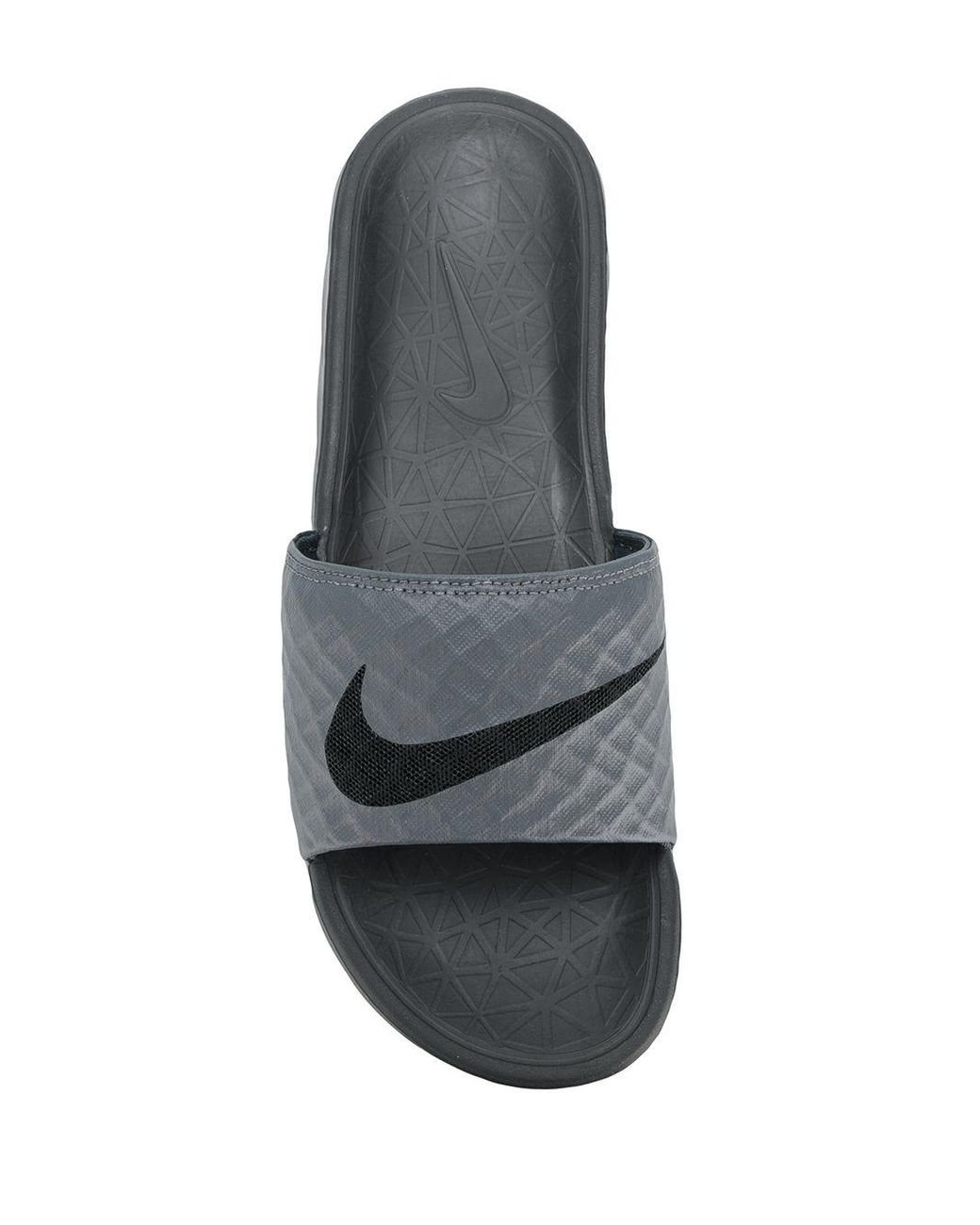 nicotine slaap Vorige Nike Benassi Slides in Gray for Men | Lyst