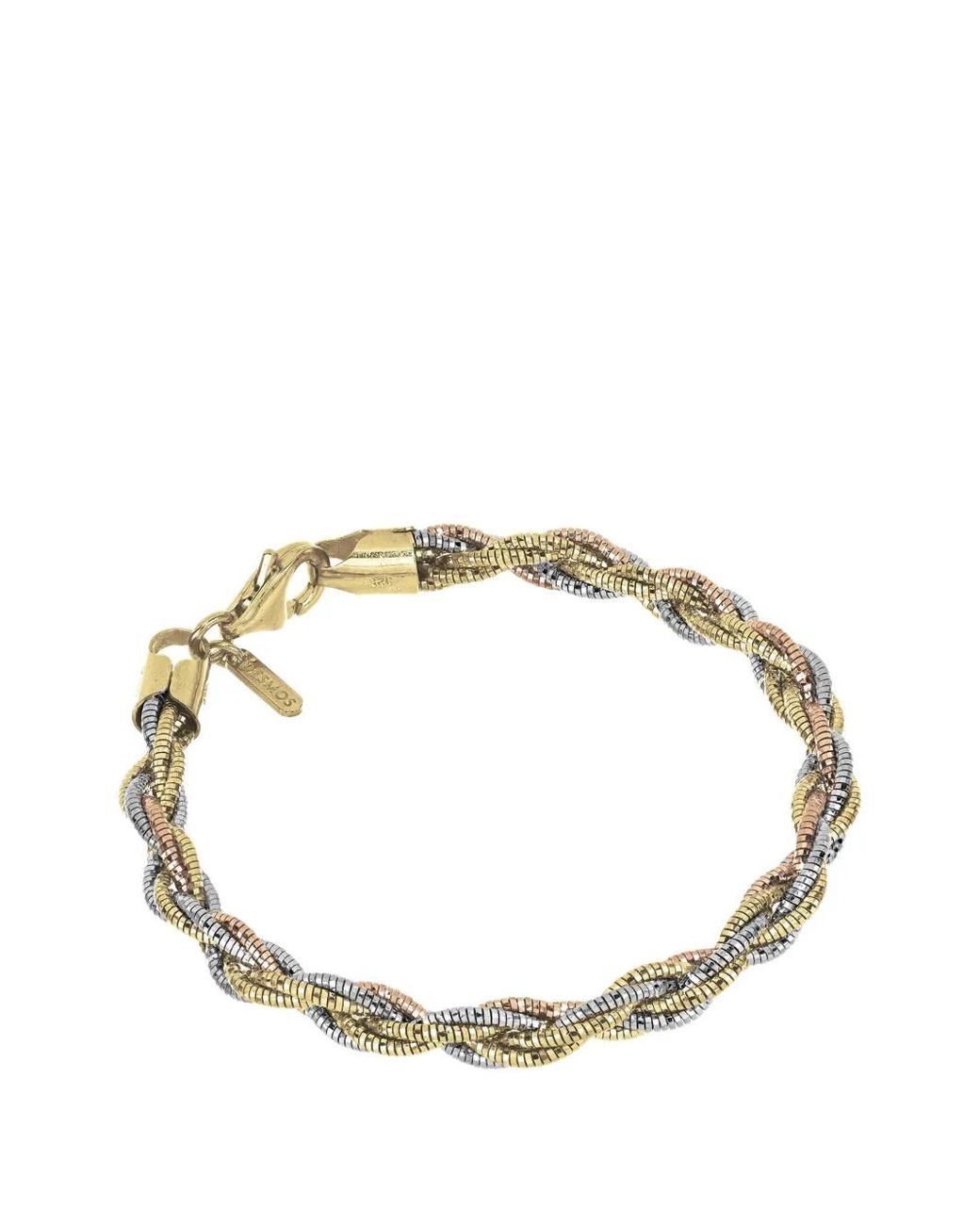 Bracelet Multi-Rangs Spring Desmo en coloris Metallic