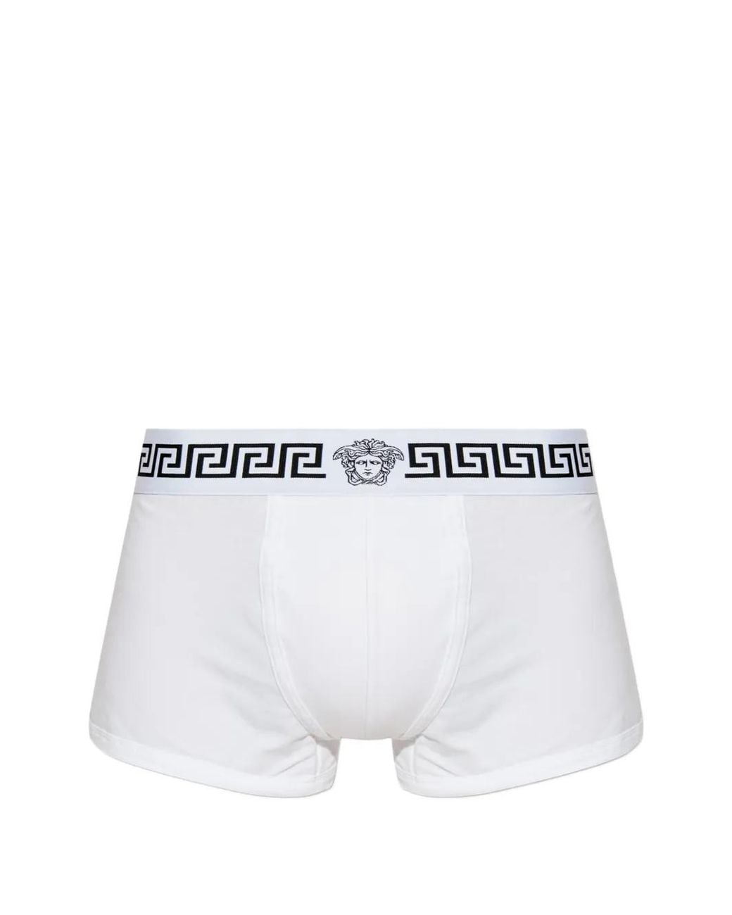 Versace White Cotton-Jersey Trunks for men