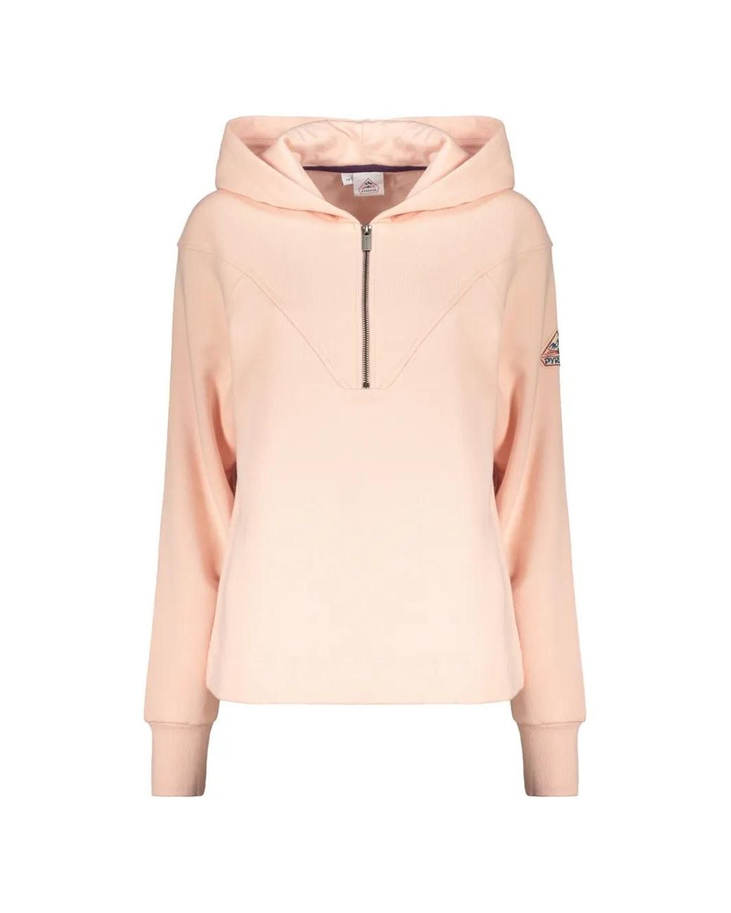 Pyrenex Pink Zip Hooded Sweatshirt