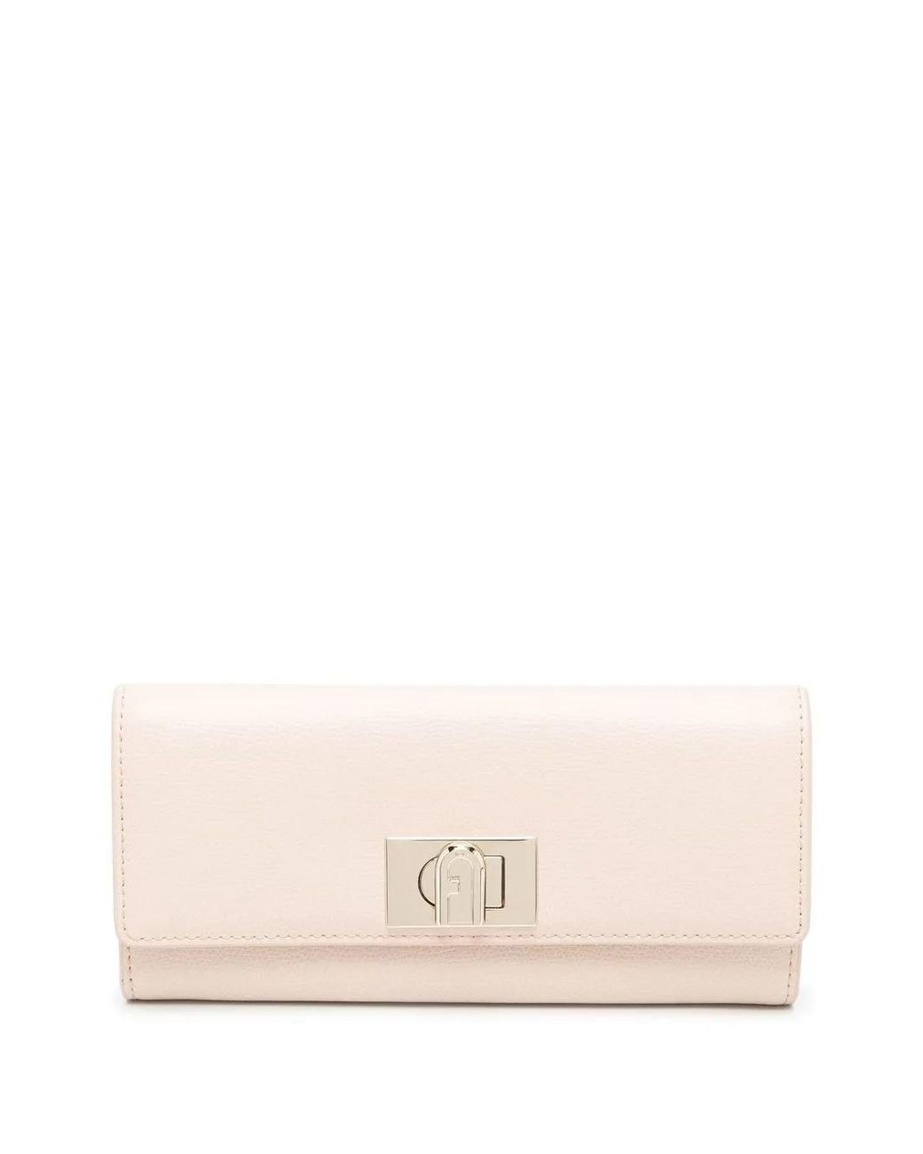 Furla Natural Twist-Lock Continental Wallet