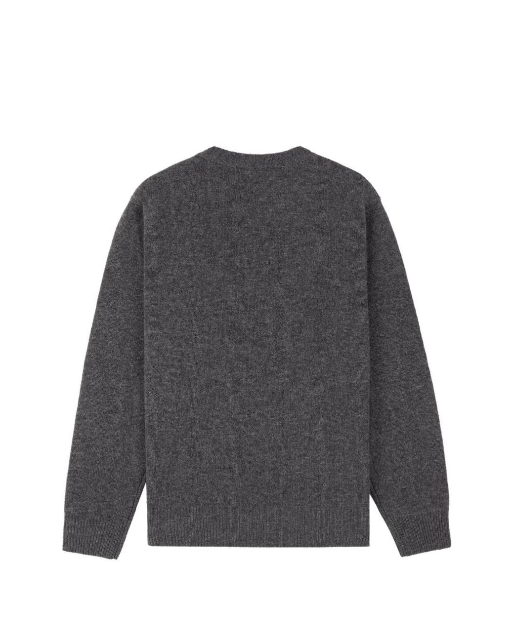 Sporty & Rich Gray Logo Sweater for men