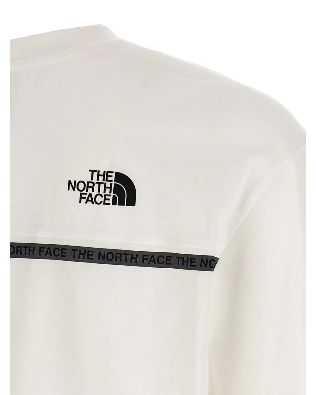 The North Face White Logo-Print Cotton T-Shirt for men