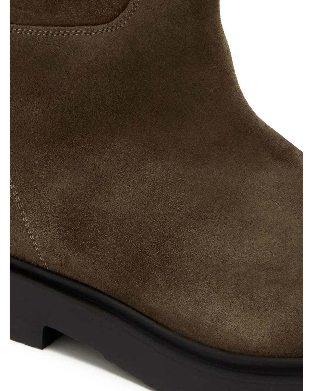 Proenza Schouler Brown Bank Suede Knee Boots