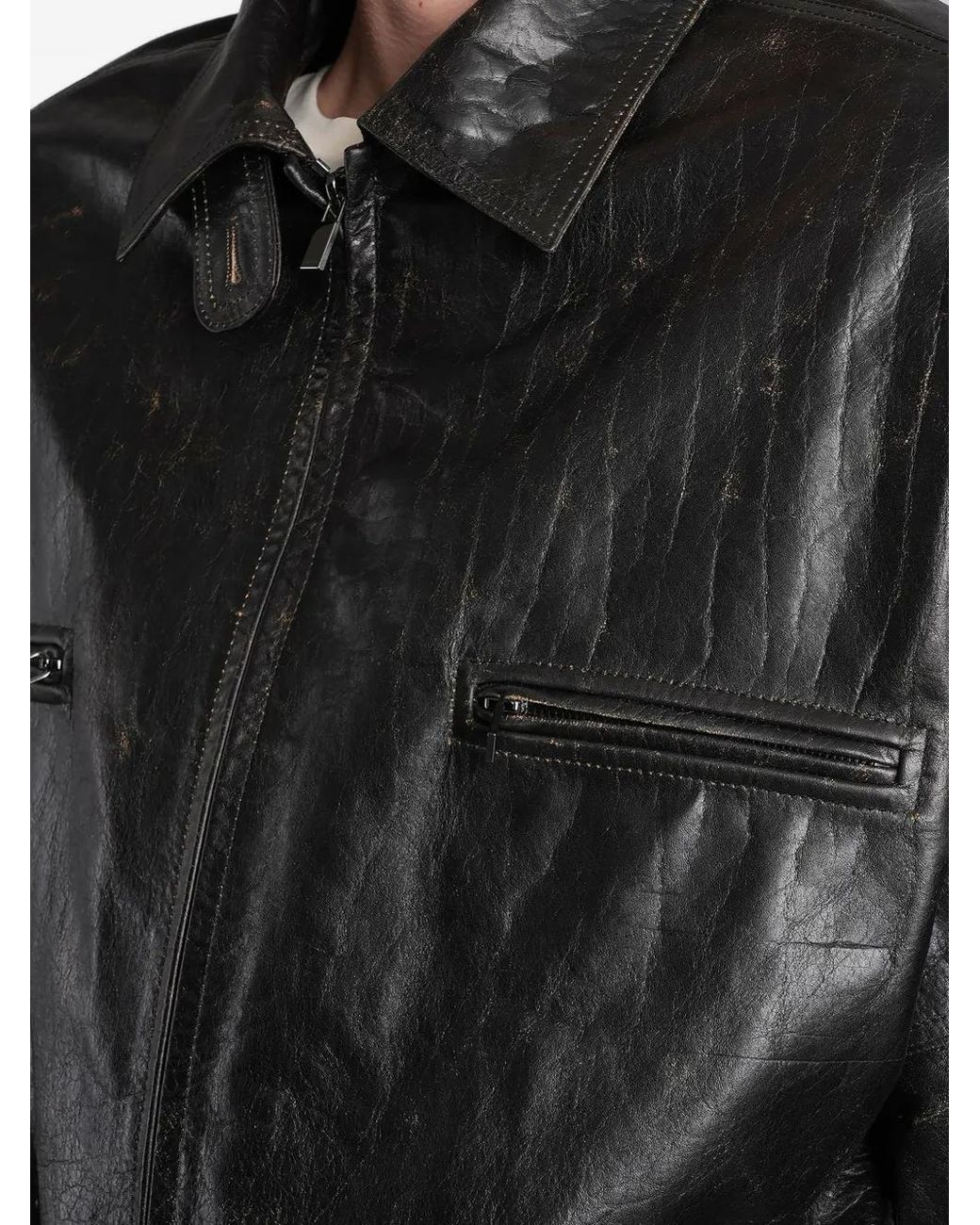 Magda Butrym Black Zip-Up Cinched Jacket