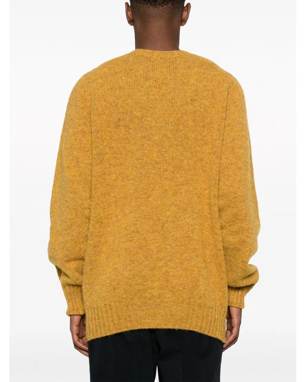 Howlin' By Morrison Yellow Birth Of The Cool Wool Jumper for men