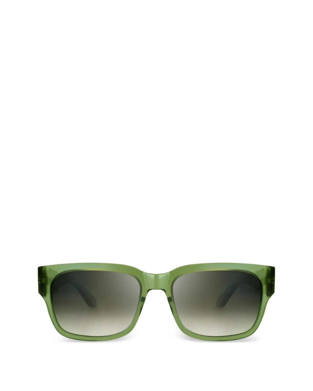 Bugatti Green Square-Frame Gradient Sunglasses