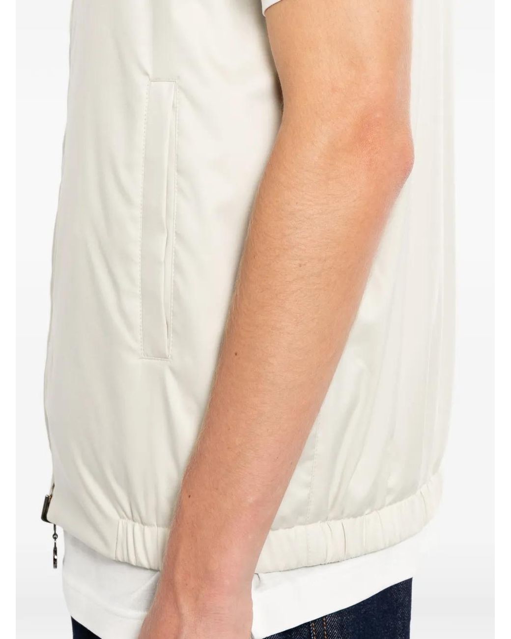 Cazadora Reversible Sin Mangas Kiton de hombre de color White