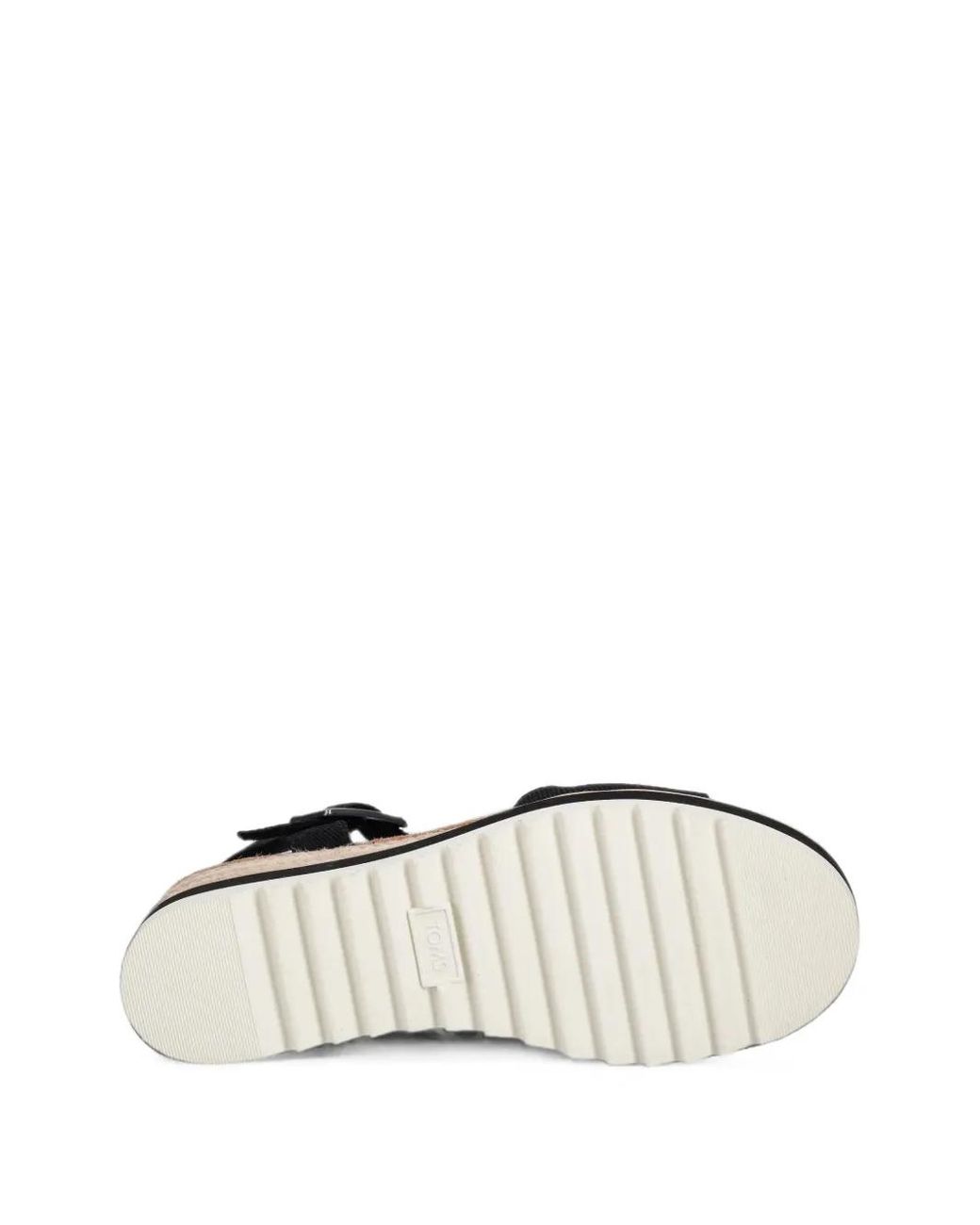 TOMS Black Diana Buckle-Fastening Platform Sandals