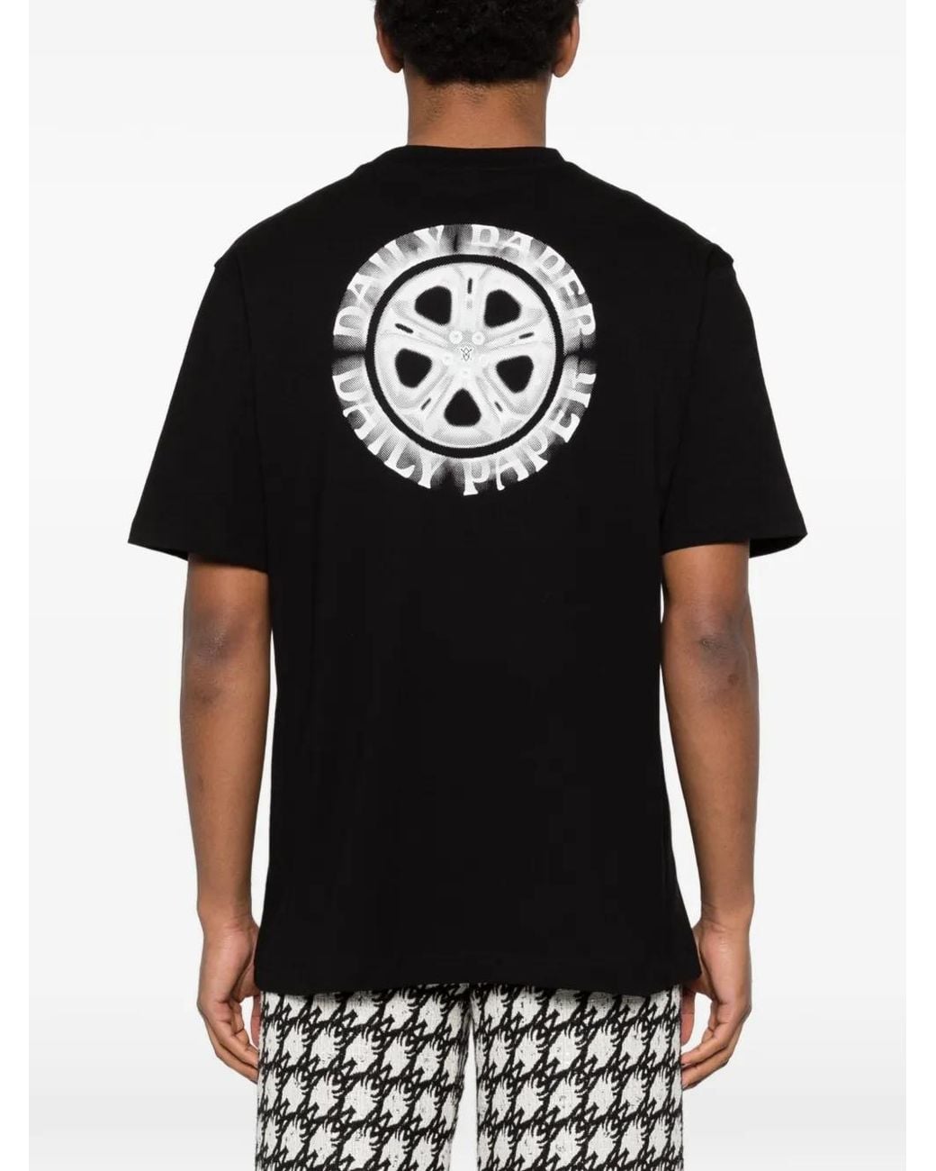Daily Paper Black Logo-Print T-Shirt for men
