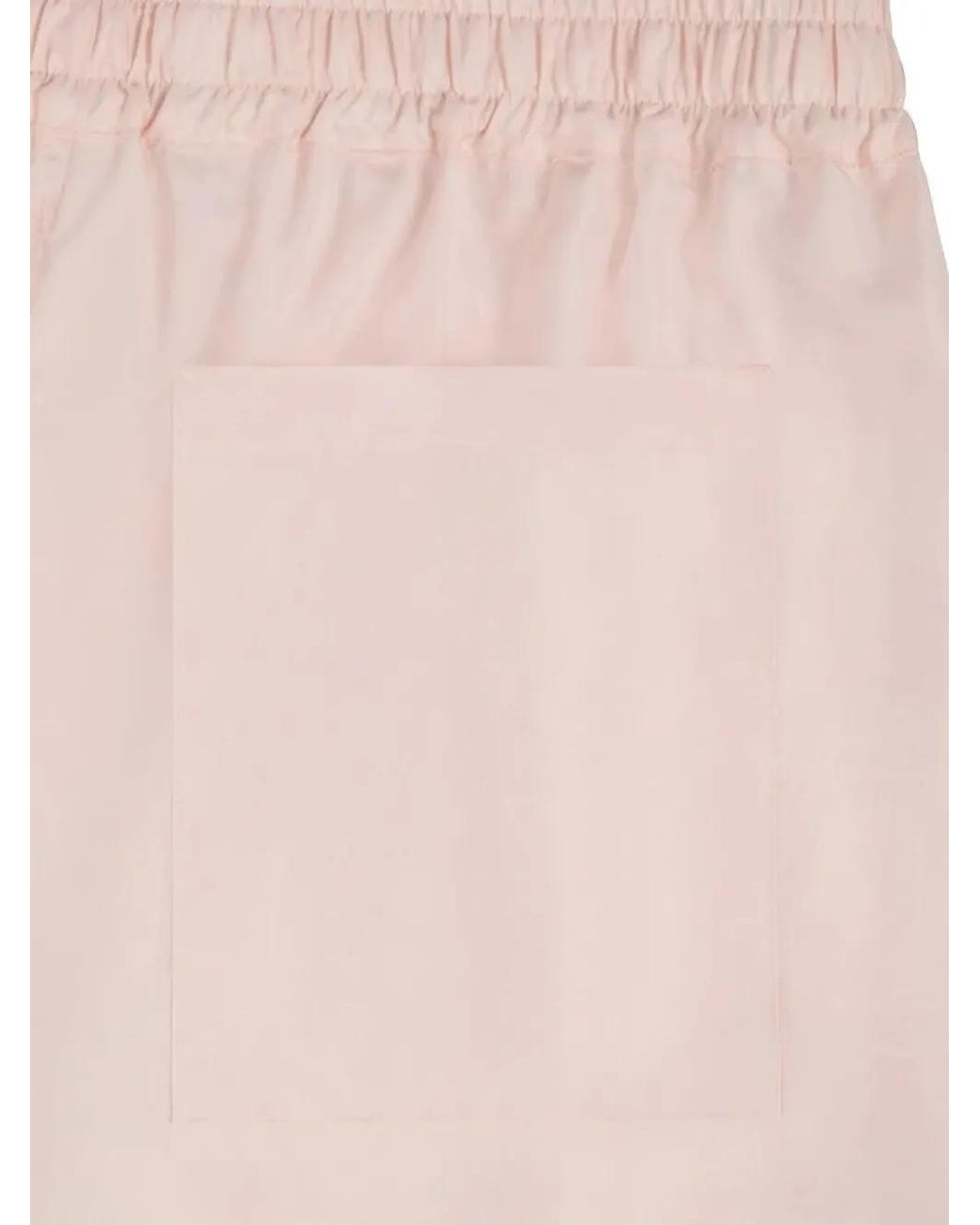 Umit Benan Pink Julian Paradiso Silk Trousers for men