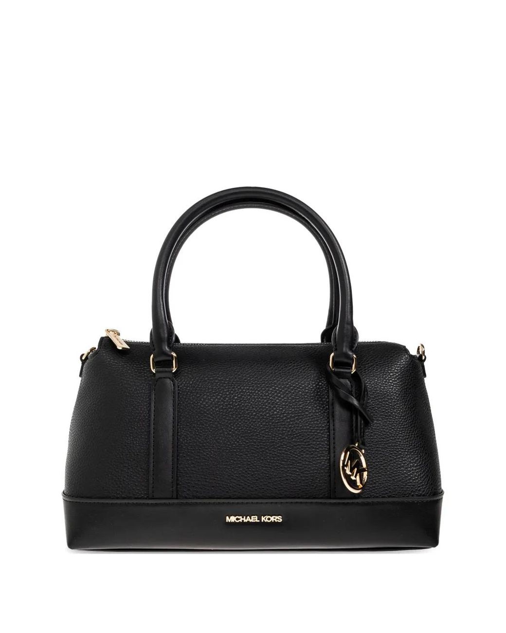 MICHAEL Michael Kors Black Medium Andie Logo-Charm Tote Bag