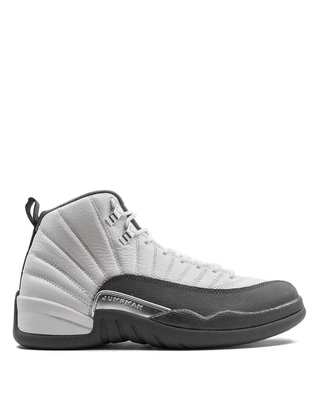 Nike Gray Air 12 Retro "Dark" Sneakers for men