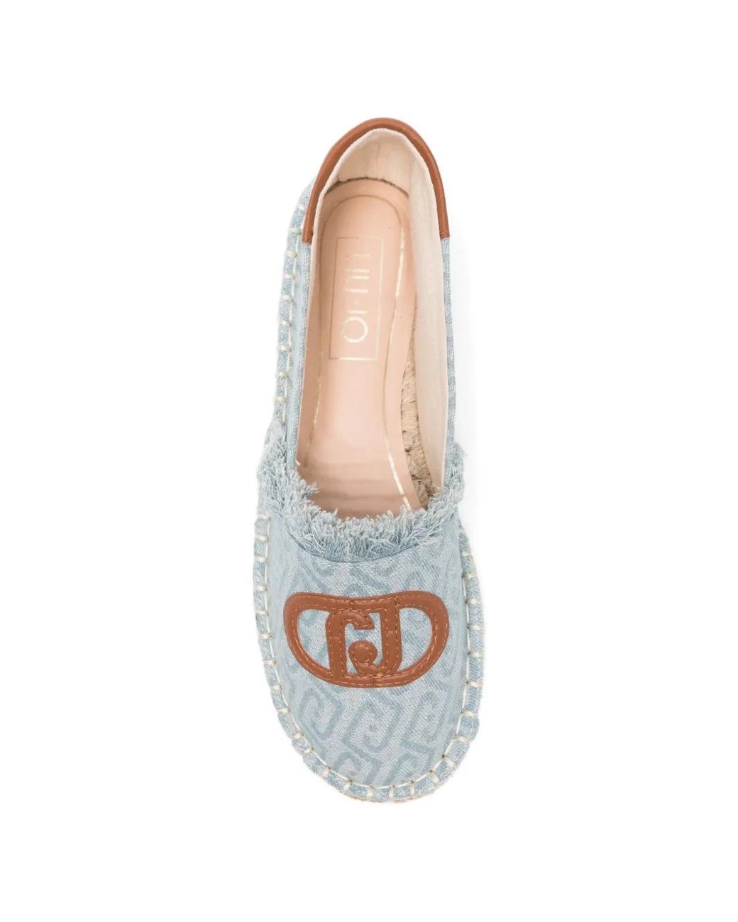 Liu Jo White Espadrilles En Jean
