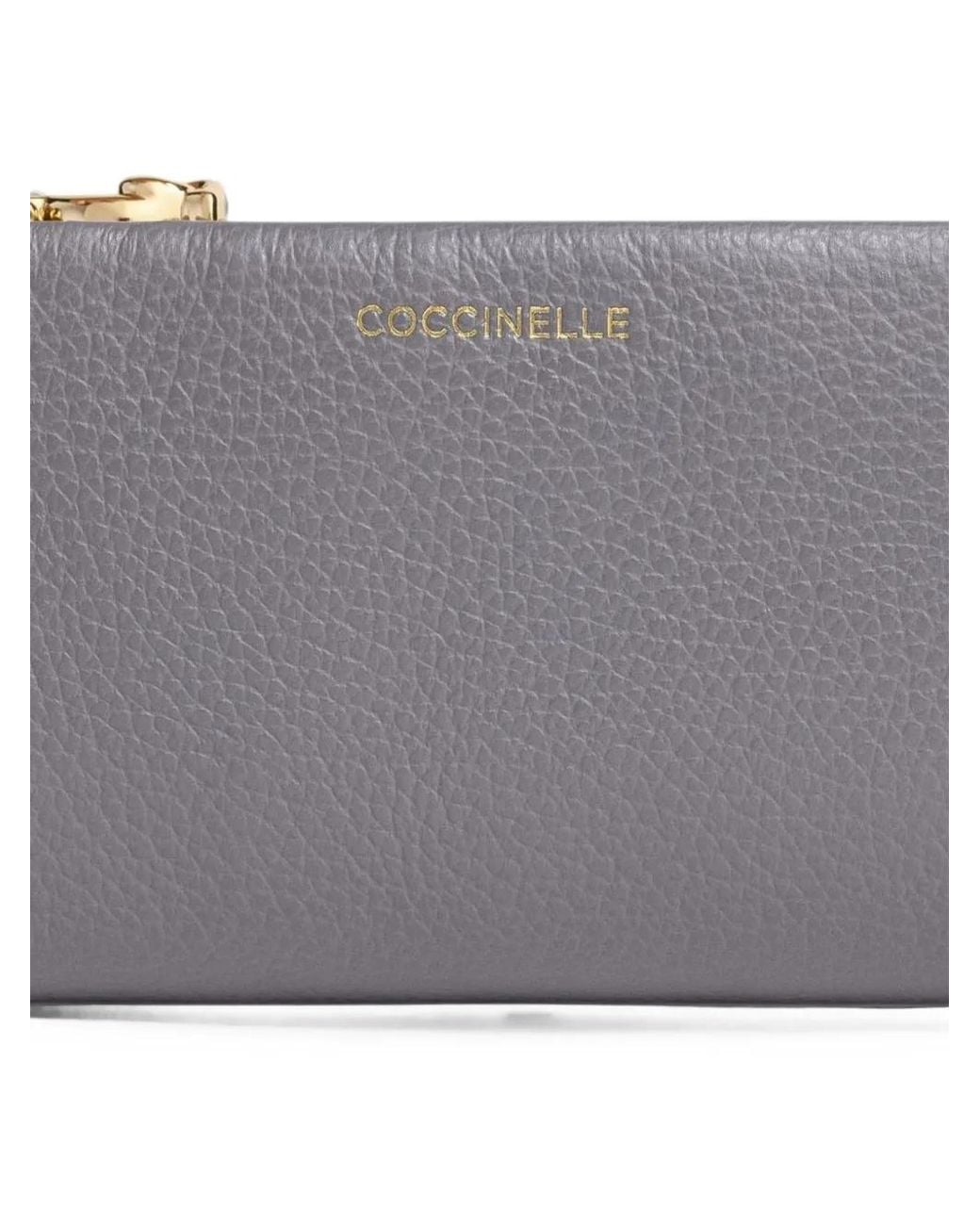Coccinelle Gray Large C-Me Wallet