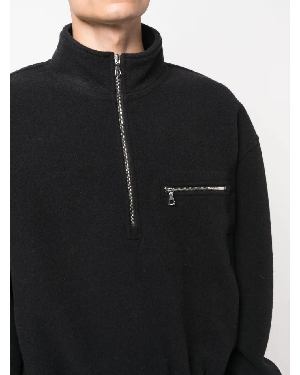 Rier Blue Fleece Tourbe Jacket for men