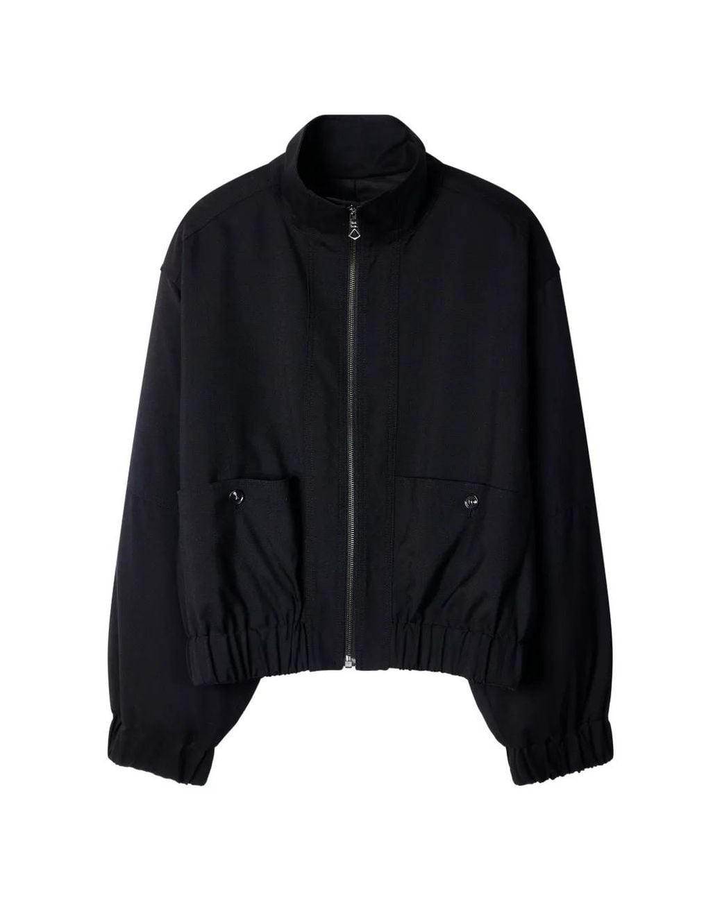 Paul Smith Black Knitted Bomber Jacket
