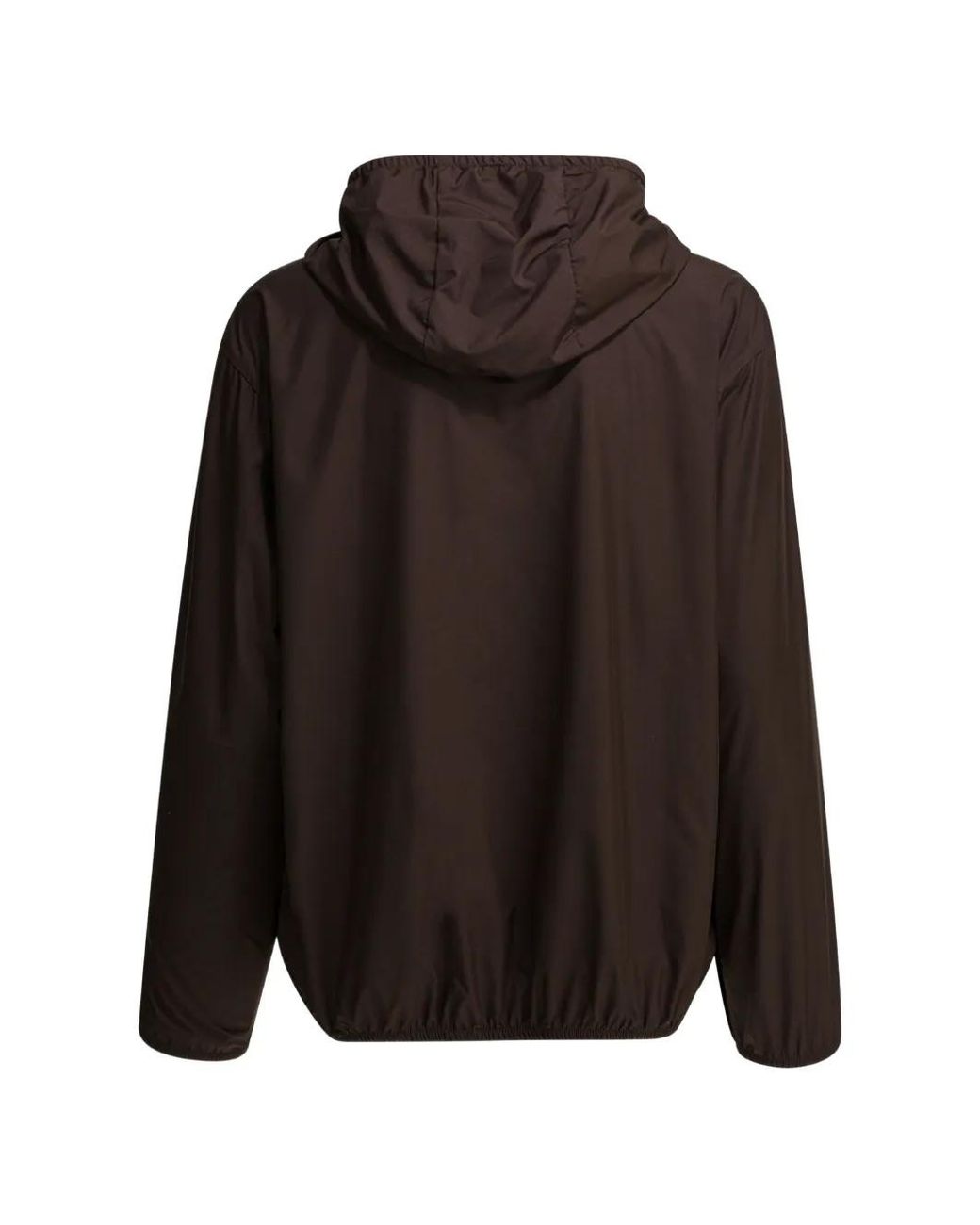 Moncler Brown Veste À Patch Logo