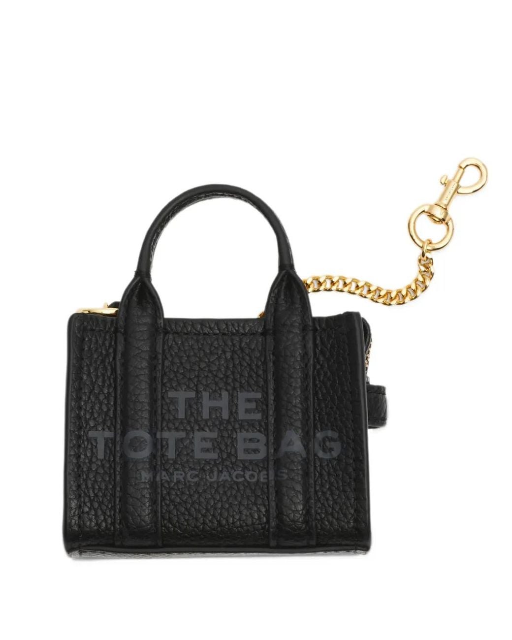 Marc Jacobs Black The Nano Tote Bag Charm