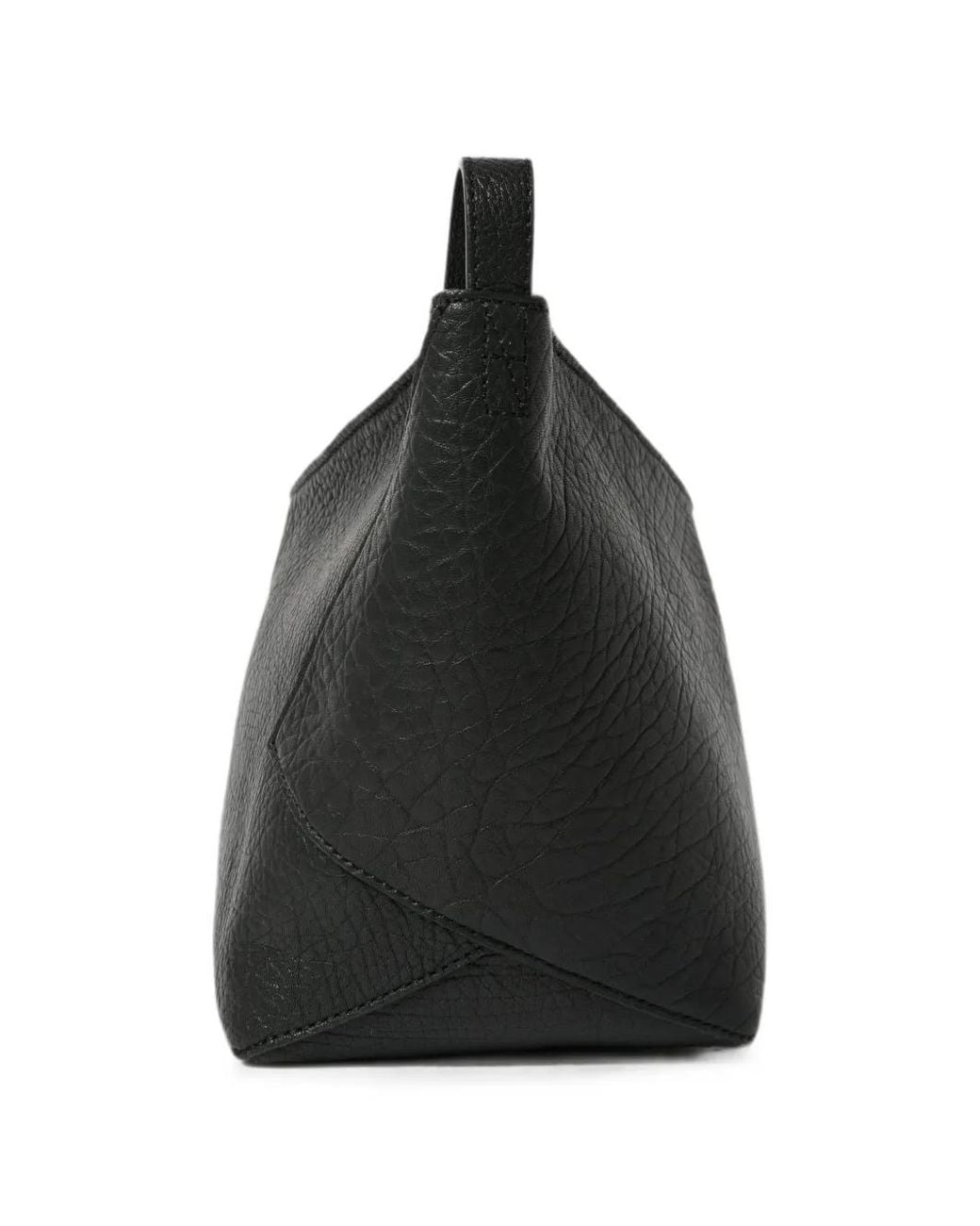 Studio Nicholson Black Hagu Leather Shoulder Bag