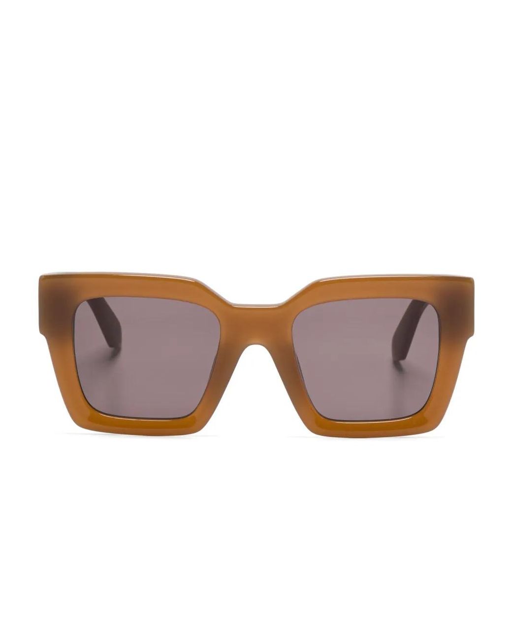 Off-White c/o Virgil Abloh Brown Jackson Sunglasses