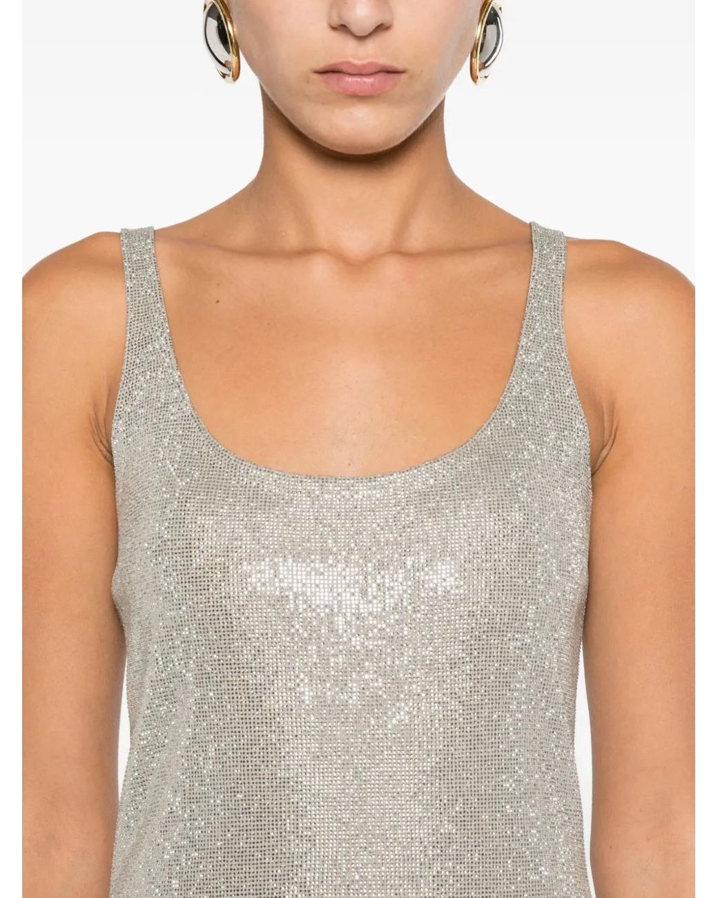 Alexander Wang Gray Sleeveless Mini Dress