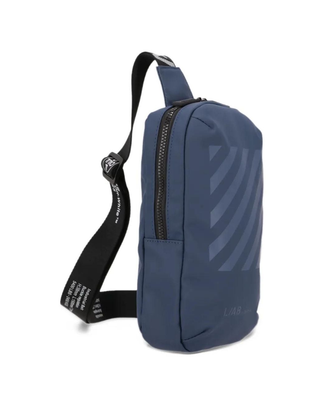 LuxeSupply Diagonals Industrial Sling Backpack in Blue | Lyst